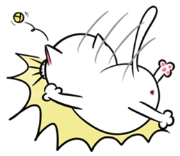 Stupid Fat White Cat sticker #11660833