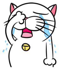 Stupid Fat White Cat sticker #11660844