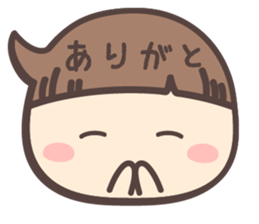 markup balloon girl -Daily- sticker #11660909