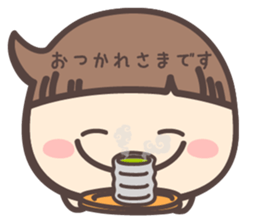 markup balloon girl -Daily- sticker #11660917