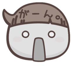 markup balloon girl -Daily- sticker #11660929