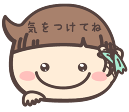 markup balloon girl -Daily- sticker #11660934