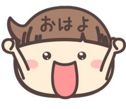 markup balloon girl -Daily- sticker #11660942