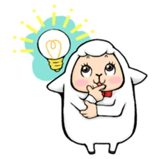 Pretty & Interesting Sheep. sticker #11662213