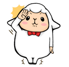 Pretty & Interesting Sheep. sticker #11662215