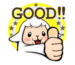 Pretty & Interesting Sheep. sticker #11662218