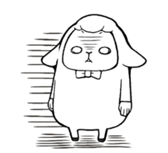 Pretty & Interesting Sheep. sticker #11662221