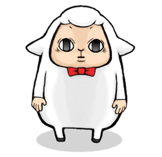 Pretty & Interesting Sheep. sticker #11662222