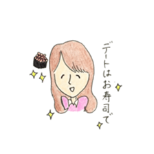 Everyday of women who are 30years old sticker #11662631