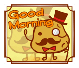 Morning sticker sticker #11662755