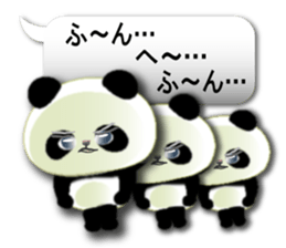 Happiness, cheerful pandas. sticker #11662879