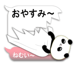 Happiness, cheerful pandas. sticker #11662891
