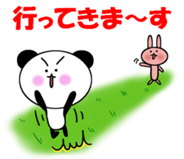 1 year panda pair sticker #11662946