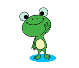 Ama-san frog sticker #11663065