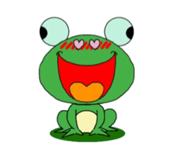 Ama-san frog sticker #11663066