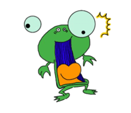 Ama-san frog sticker #11663067