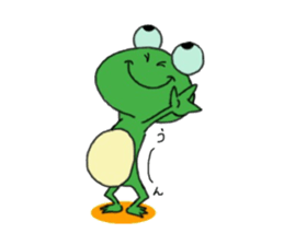 Ama-san frog sticker #11663070