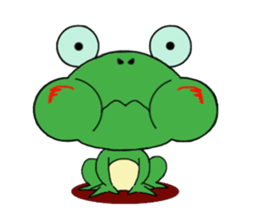 Ama-san frog sticker #11663074