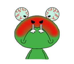 Ama-san frog sticker #11663076