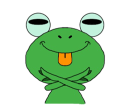 Ama-san frog sticker #11663080