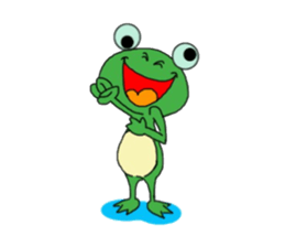 Ama-san frog sticker #11663081