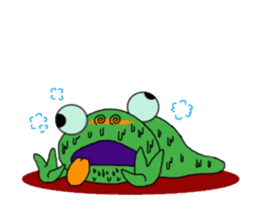 Ama-san frog sticker #11663083