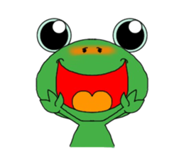 Ama-san frog sticker #11663084