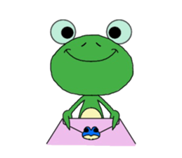 Ama-san frog sticker #11663085