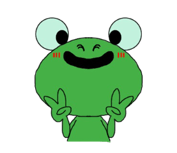 Ama-san frog sticker #11663088