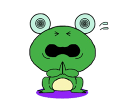 Ama-san frog sticker #11663090