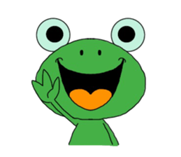 Ama-san frog sticker #11663092