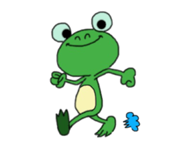 Ama-san frog sticker #11663093