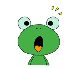 Ama-san frog sticker #11663094