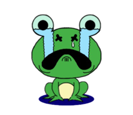 Ama-san frog sticker #11663098