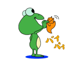 Ama-san frog sticker #11663101