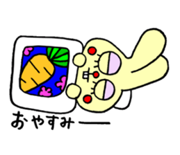 false eyelashes rabbit no.2 sticker #11663145