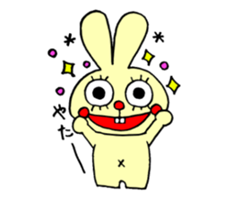 false eyelashes rabbit no.2 sticker #11663152