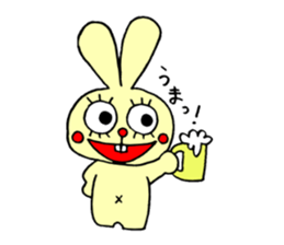 false eyelashes rabbit no.2 sticker #11663166