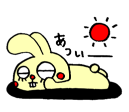 false eyelashes rabbit no.2 sticker #11663182