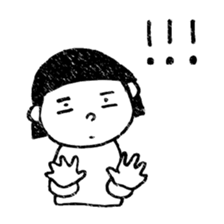 She is a girl, KIYOMI. sticker #11663225