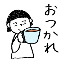 She is a girl, KIYOMI. sticker #11663242