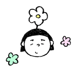 She is a girl, KIYOMI. sticker #11663249