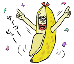 Banana of twins 2 sticker #11663576