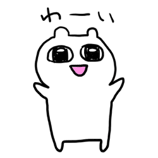 big eye hamster sticker #11663832