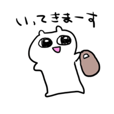 big eye hamster sticker #11663837