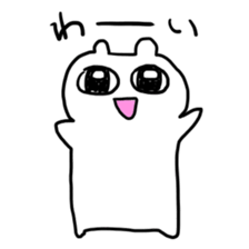 big eye hamster sticker #11663839