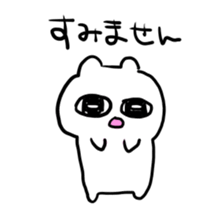 big eye hamster sticker #11663849