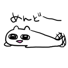 big eye hamster sticker #11663855