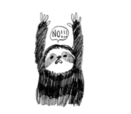 Sloth and his good friends. sticker #11663868