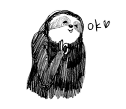 Sloth and his good friends. sticker #11663869